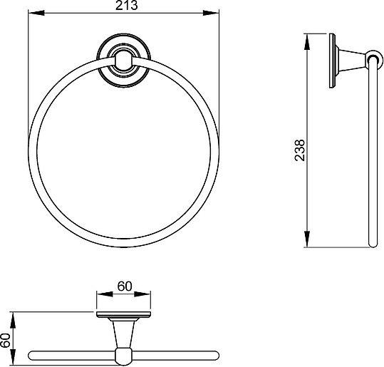 Полотенцедержатель Timo Nelson 150050/00