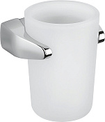 Colombo Design Road Стакан подвесной, матовое стекло, латунь, цвет: chrome B8002.CR-VAN