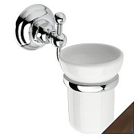 Nicolazzi Classica Стакан для зубных щеток подвесной, керамический, цвет: темная бронза 1488DB