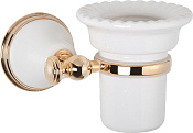 TW Harmony 109 Подвесной cтакан для зубных щеток, керамический, цвет: золото TWHA109bi/oro