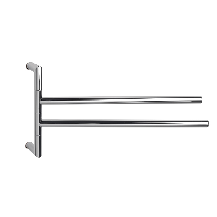 3SC Guy Полотенцедержатель двойной, поворотный, плечо 35см, цвет хром GU19SL