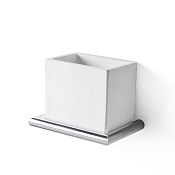 3SC Guy Стакан подвесной, композит Solid Surface, цвет: хром матовый GU03SM