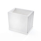 3SC Mood Deluxe Стакан настольный, композит Solid Surface, цвет: белый MDW03ABO