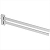 Cisal Accessori Bagno Полотенцедержатель двойной 36 см, подвесной, цвет: chrome QU09021021