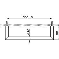 Cisal System Полотенцедержатель 30 см, подвесной, цвет: chrome SY09010021
