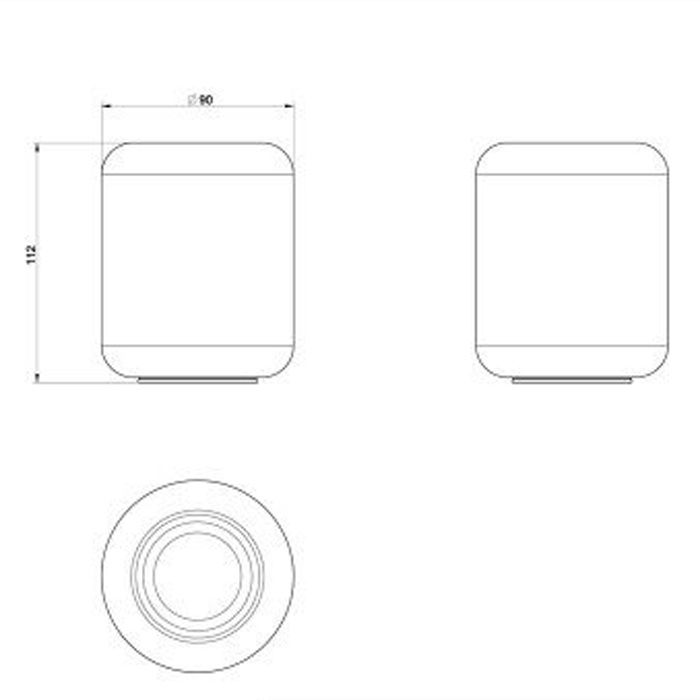 Gessi Goccia Стакан для зубных щеток настольный, керамический, цвет: белый 38034#031