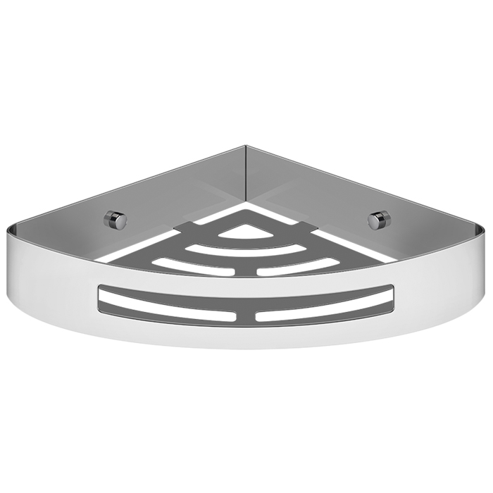 Gessi Rilievo Полочка для душа угловая 20х20 см, цвет: chrome 59561#031