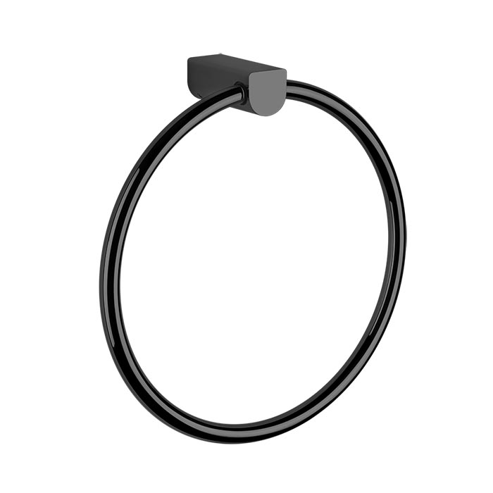Gessi Rilievo Полотенцедержатель-кольцо 22,2 см, цвет: matte black 59509#299