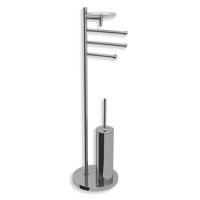 Bertocci Cinquecento Напольная стойка с ершиком и бумагодерж., цвет: хром 110 0559 0000