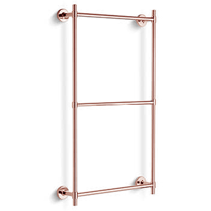 Bertocci Cinquecento Полотенцедержатель тройной 60х60 см, цвет розовое золото 110 0544 5500