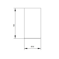 Bongio Hotelerie Стакан для зубных щеток настольный, латунный, цвет: SB Fragola 30022SB00