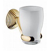 Bongio Impero Стакан для зубных щеток подвесной, стеклянный матовый, цвет: золото 24К 06014OR00