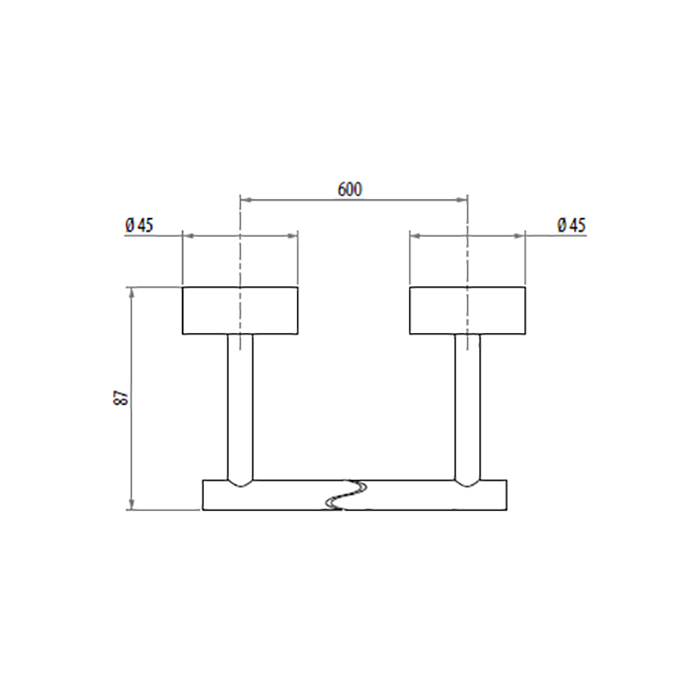 Gattoni Easy Полотенцедержатель 60 см, цвет хром 3122/ABC0
