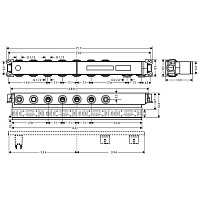 Hansgrohe RainSelect Встраиваемая часть термостата на 5 потребителей 15313180