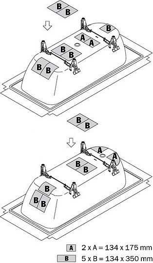 Kaldewei Накладки шумопоглощающие для ванны 687675730000