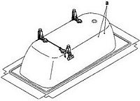 АНАЛОГ! Ножки универсальные для ванна Kaldewei 5030 , металлические, регулируются по высоте 581470000000