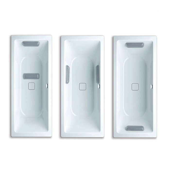 Kaldewei Подголовник для ванны на липучках серый 687675770000