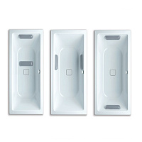 Kaldewei Подголовник для ванны на липучках, цвет белый 687675760000