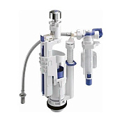 Kerasan Waldorf Механизм слива для бачка унитаза, цвет: Cromo 751390