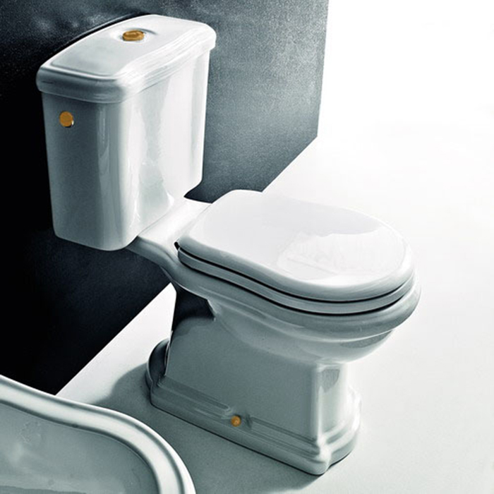 Kerasan Retro Бачок для унитаза моноблок, без трубы и механизма, цвет: Bianco lucido 108101