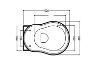 Kerasan Retro Крышка-сиденье для унитаза, с микролифтом, крепление хром, цвет: Bianco lucido 108901