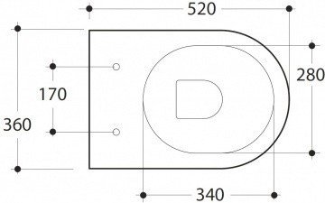 Kerasan Flo Крышка-сиденье для унитаза, крепление хром, цвет: Bianco lucido 318901