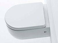 Kerasan Flo Крышка-сиденье для унитаза, крепление хром, цвет: Bianco lucido 318901