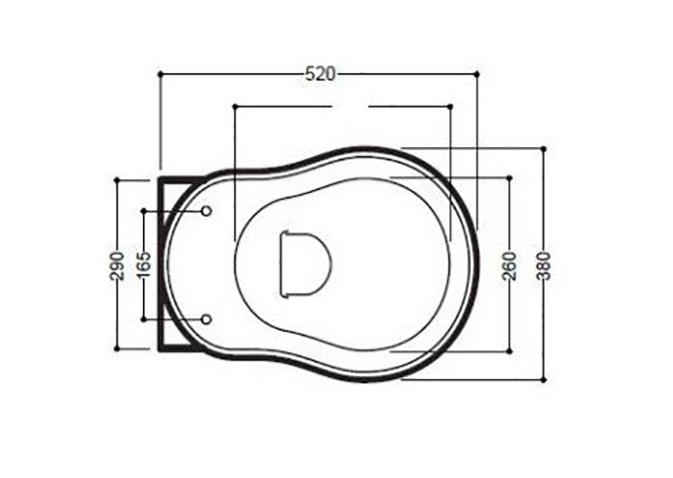 Kerasan Retro Крышка-сиденье для унитаза, с микролифтом, крепление хром, цвет: Noce massello 108840
