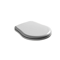 Kerasan Retro Крышка-сиденье для унитаза, крепление хром, цвет: Bianco lucido 109001