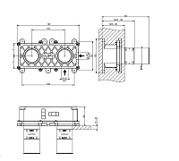 Gessi Встраиваемая часть для смесителя для раковины 54198#239