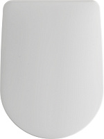 Kerasan Nolita Крышка-сиденье Slim для унитаза, крепление хром, цвет: Bianco lucido 539201