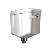 Kerasan Retro Бачок для унитаза подвесной низкий, боковая ручка, без механизма, цвет: Bianco lucido 107201