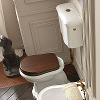 Kerasan Труба сливная для низкого подвесного бачка, цвет: Bronzo 757193