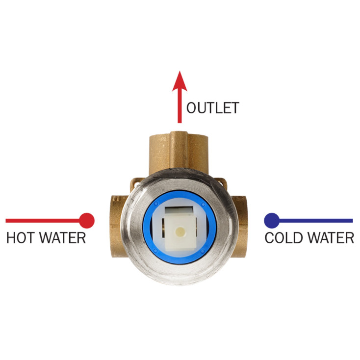 Bossini Встраиваемая часть смесители для душа на 1 потребитель Z00007