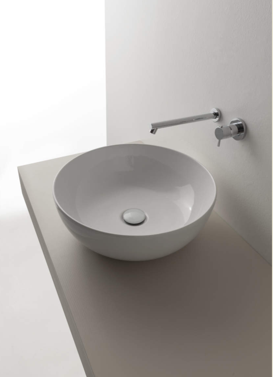 Globo T-Edge Донный клапан без перелива, с керамической крышкой, цвет: белый глянцевый FI024BI