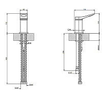 Gessi Rilievo Рычаг удаленного управления, цвет: matte black 59047#299