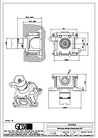 Gessi Внутренняя часть запорного крана для термостатического смесителя 43283#031