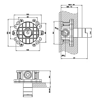 Gessi Встраиваемая часть для смесителя с изливом 45097#031
