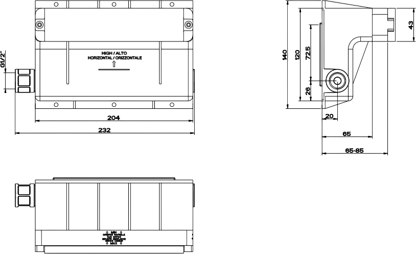 Gessi Water Tube Kneipp Встраиваемая часть для смесителя 32940#031