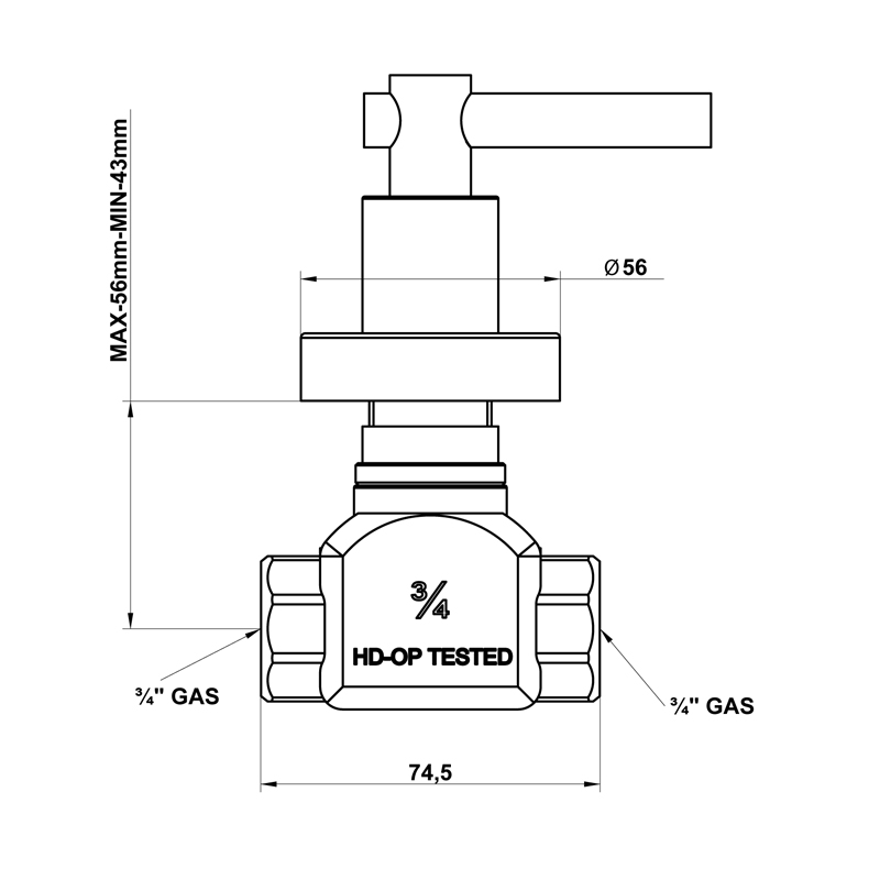 Bongio T Lever Кран, цвет хром 31498CR00