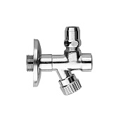 Gattoni Accessori Угловой вентиль с фильтром 1/2x3/8 без цанговых гаек, цвет хром 1220/00C0cr