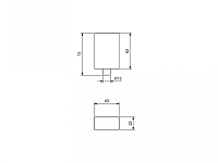 Fantini Venezia Ручка для смесителя, цвет Nickel PVD 29 95 N448