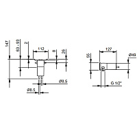 Fantini Внутренняя часть для смесителя 8114B,8115B 86 00 8114A