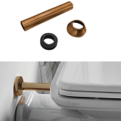 Kerasan Набор для подключения скрытого смывного бачка к напольному унитазу d=40 мм, цвет: Bronzo 755293 br