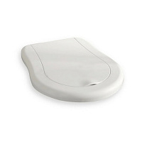 Kerasan Retro Крышка-сиденье для унитаза, с микролифтом, крепление бронза, цвет: Bianco lucido 108401