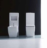 Kerasan Ego Бачок напольный для биде, с вырезом для аксессуаров, цвет: Bianco 2482 bi