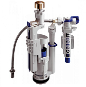 Kerasan Geberit Механизм смыва для бачка унитаза с кнопкой, цвет: bronzo 7509K3