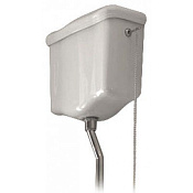 Kerasan Retro Бачок для унитаза подвесной высокий, без трубы и механизма, цвет: Bianco lucido 108001