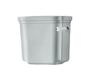 Kerasan Waldorf Бачок для унитаза подвесной низкий,боковая ручка, без механизма, цвет: Bianco lucido 418301