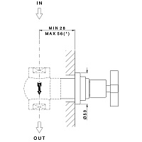 Nicolazzi Termostatico Запорный вентиль 3/4, цвет Bronze Plated 4912BZ18